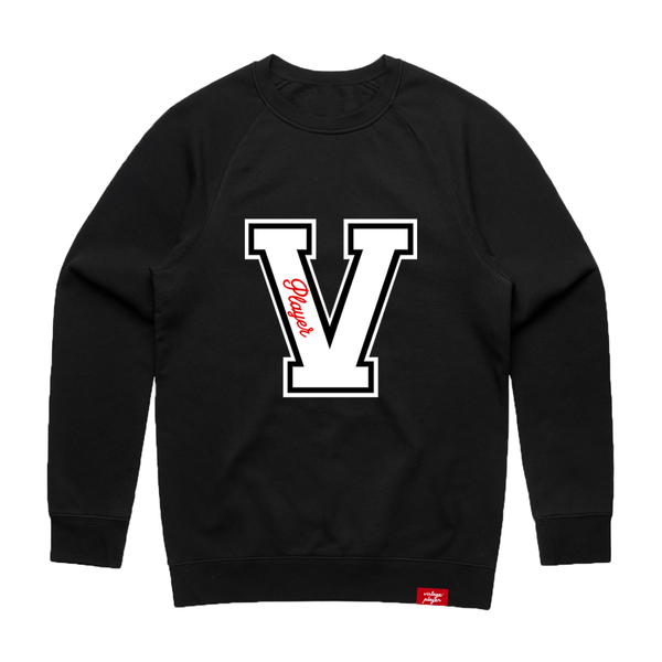 Varsity Player Crew (Black)